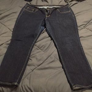 Size 16 SHORT Curvy Profile Blue Jeans